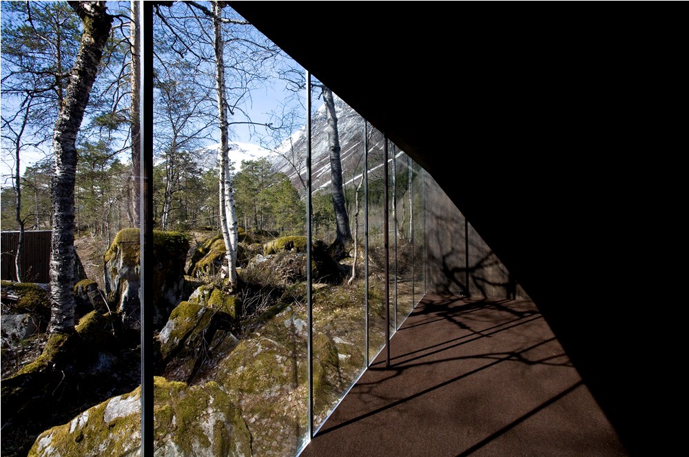 玻璃牆／Juvet Landscape Hotel／瓦爾達爾／挪威
