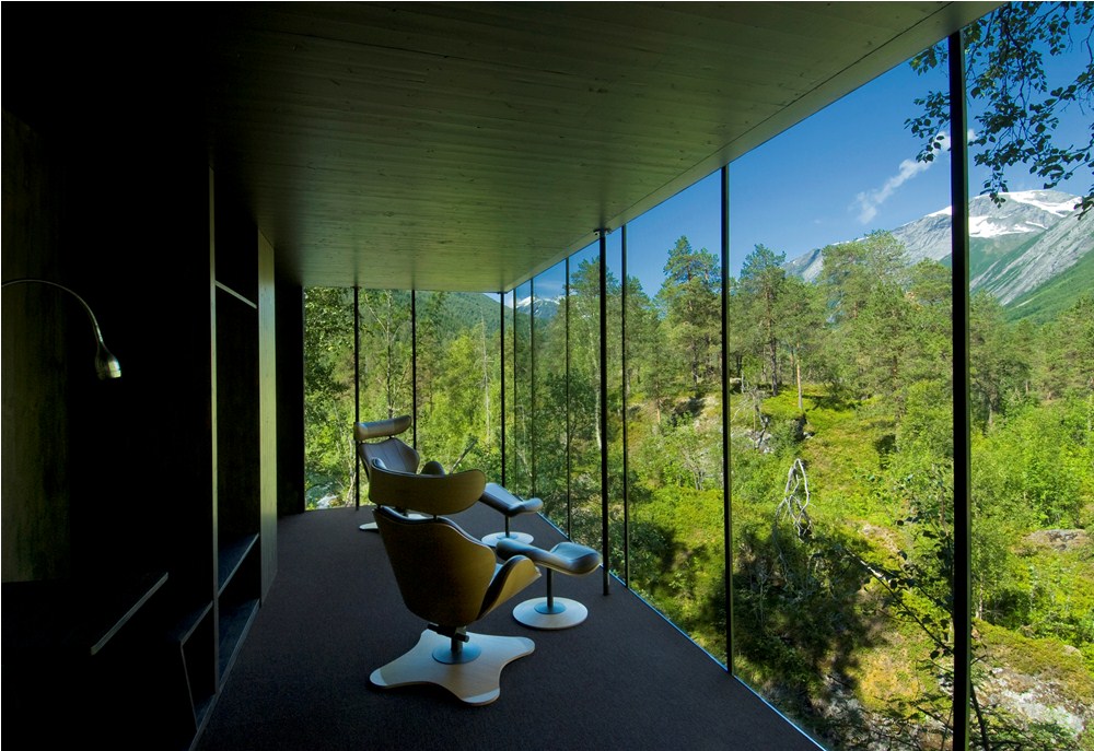 玻璃窗／Juvet Landscape Hotel／瓦爾達爾／挪威