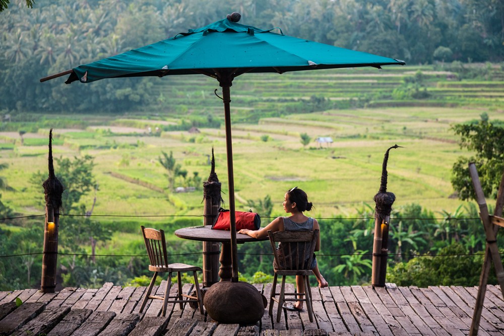 稻米梯田／Bambu Indah／峇里島／印尼