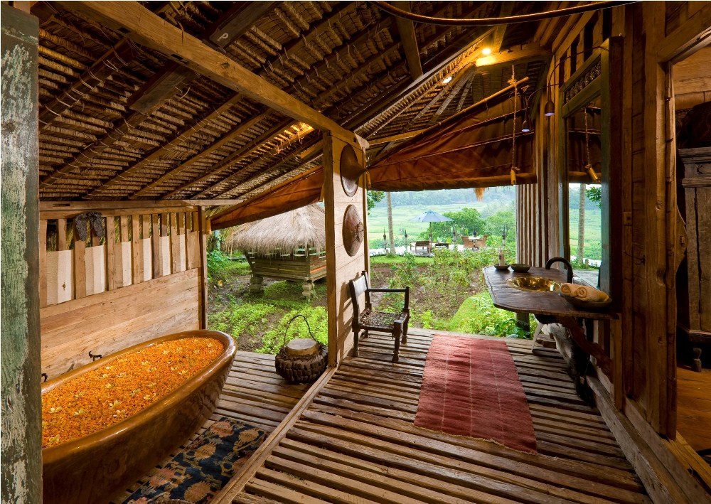 浴室／Bambu Indah／峇里島／印尼