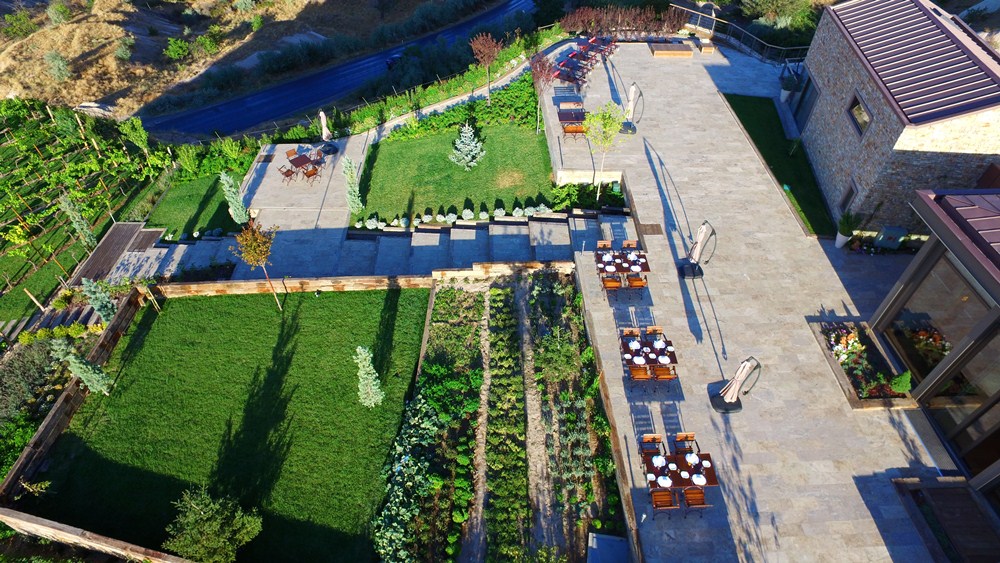 庭園／Ariana Sustainable Luxury Lodge／洞穴飯店／卡帕多奇亞／土耳其