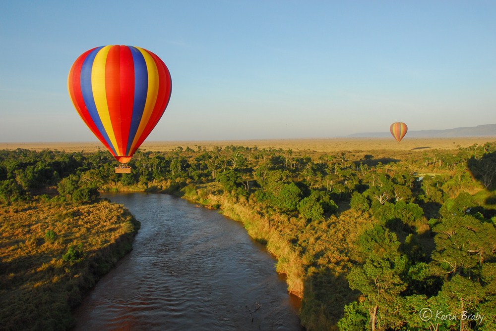 熱氣球／Angama Mara／肯亞／東非