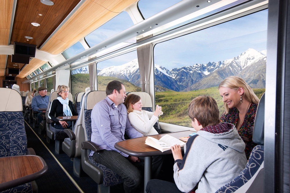 車內空間／列車／KiwiRail Scenic Journeys／紐西蘭