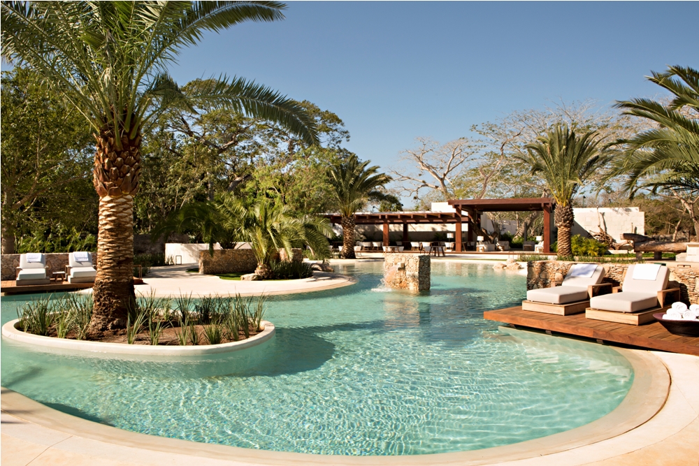 泳池／Chablé Resort & Spa／猶加敦半島／墨西哥／奢華旅宿