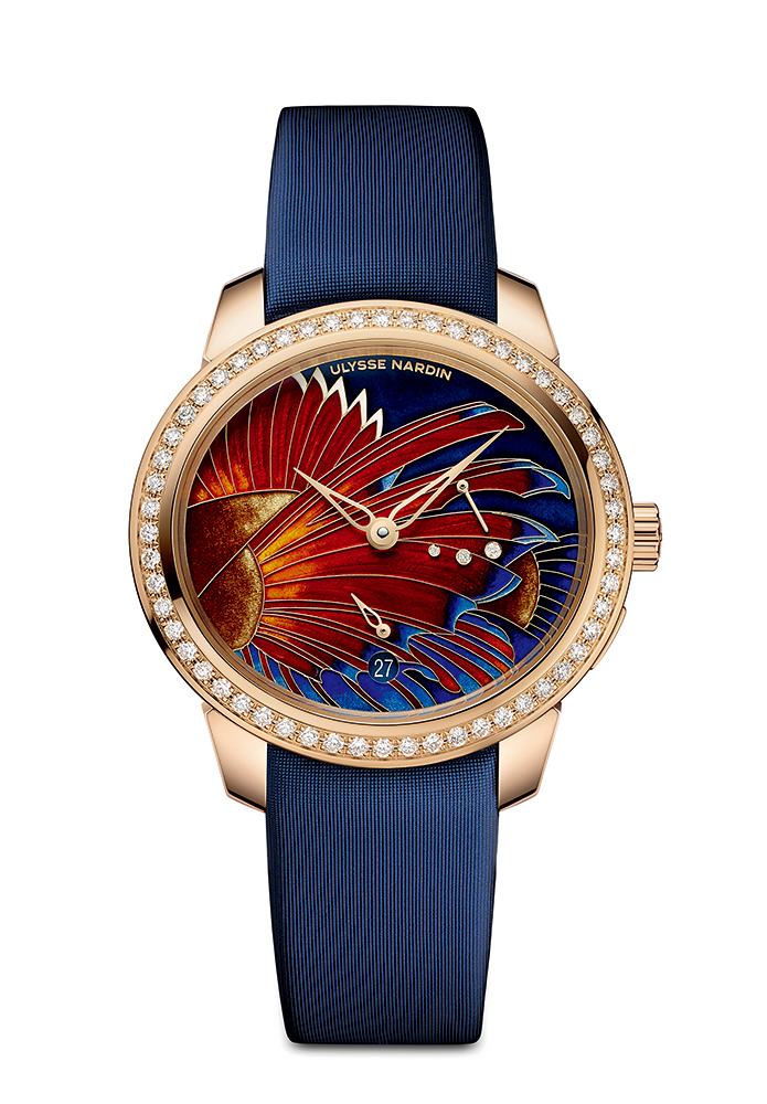 腕表／雅典錶玉玲瓏系列「火紅獅子魚」／雅典錶