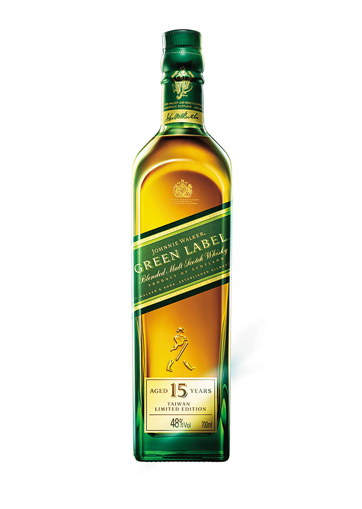 JOHNNIE WALKER® 綠牌®15年調和式麥芽蘇格蘭威士忌／台灣／美食／酒