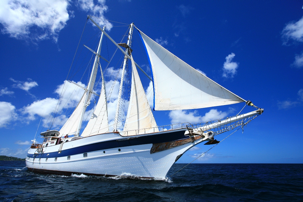 Island Windjammers-Diamant／郵輪／鐵殼帆船／旅遊／加勒比海