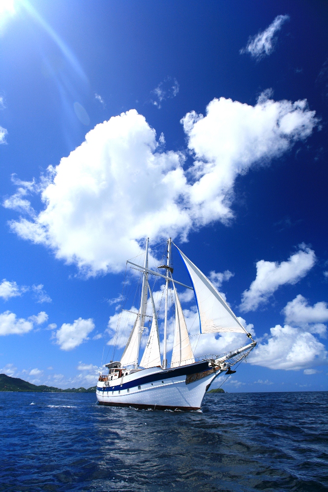 Island Windjammers-Diamant／郵輪／鐵殼帆船／旅遊／加勒比海