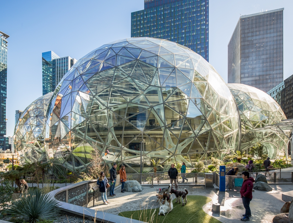 Amazon Seattle The Spheres／西雅圖／美國／亞馬遜