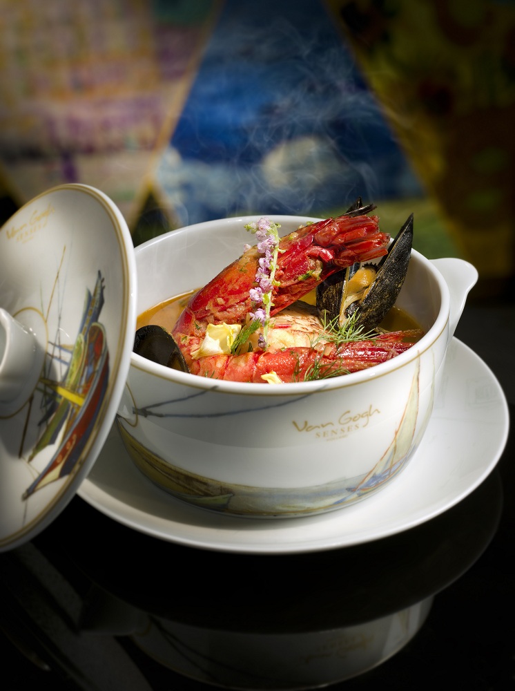 Van Gogh SENSES／香港／梵谷主題餐廳／馬賽魚湯／印象派