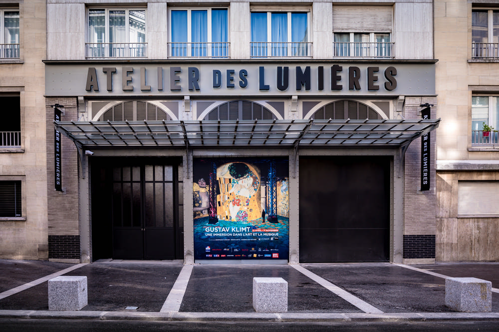 Atelier des Lumières／巴黎／法國／數位藝術館／藝廊