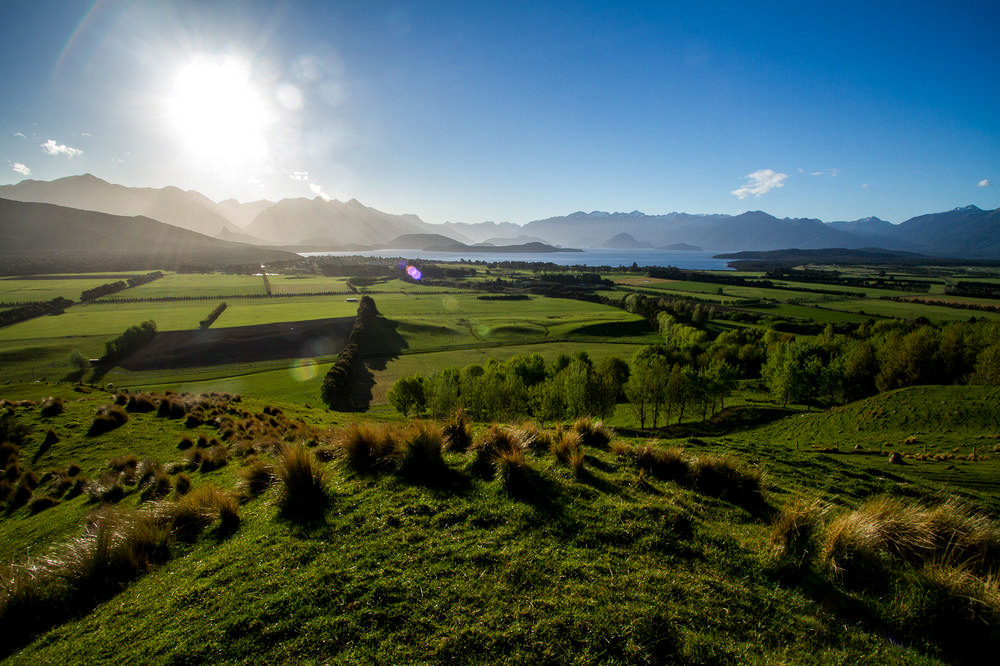 紐西蘭／南島／蒂阿瑙／Cabot Lodge／湖濱小屋／農場