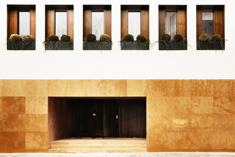 時尚設計感外牆／奢華酒店／巴西建築師Isay Weinfeld作品／Square Nine／貝爾格勒
