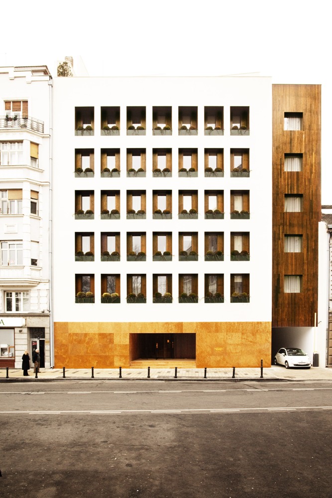 外觀／奢華酒店／巴西建築師Isay Weinfeld作品／Square Nine／貝爾格勒／塞爾維亞