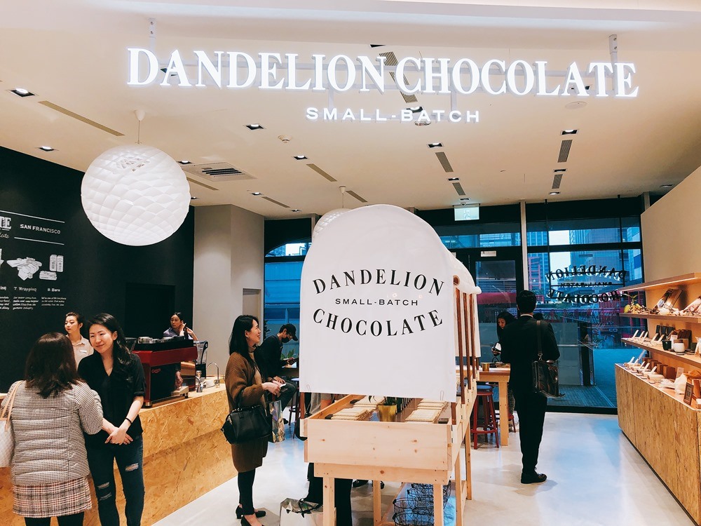 Dandelion Chocolate／巧克力／ bean to bar／台北／微風南山