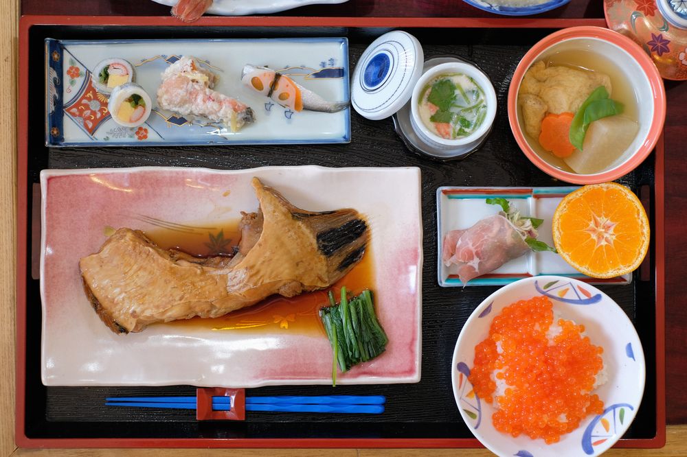 北海道ザ‧吉岡漁師料理午餐／北海道ザ‧吉岡鮭魚卵體驗／鮭魚／北海道／日本
