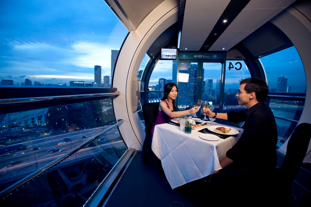 空中景觀餐廳／Singapore Flyer／新加坡