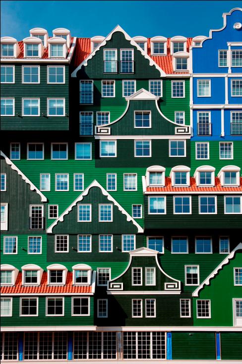 Inntel Hotels Amsterdam Zaandam／外觀／組合屋／阿姆斯特丹／荷蘭