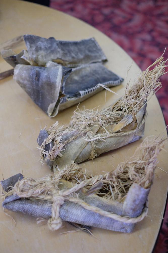 克魯波克魯體驗工坊（KOROPOKKURU）_鮭魚鞋／日本／北海道／愛努文化
