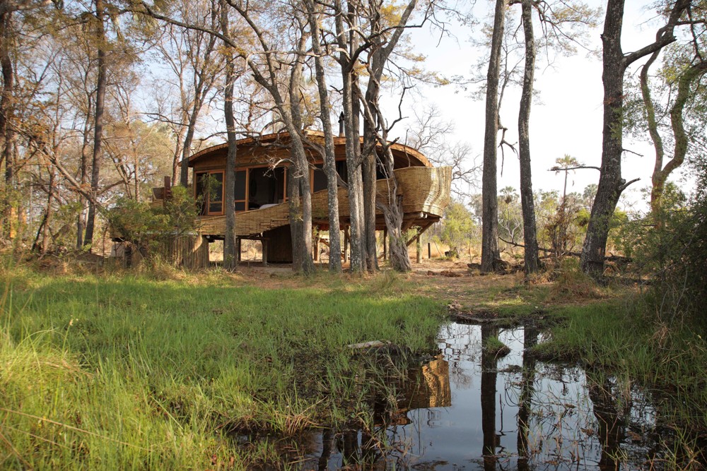 旅宿外觀／Sandibe Okavango Safari Lodge／Botswana／南非