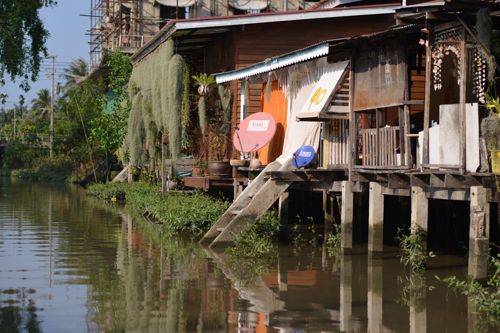 高腳屋住居／Amphawa Floating Market／湄公河／曼谷／泰國