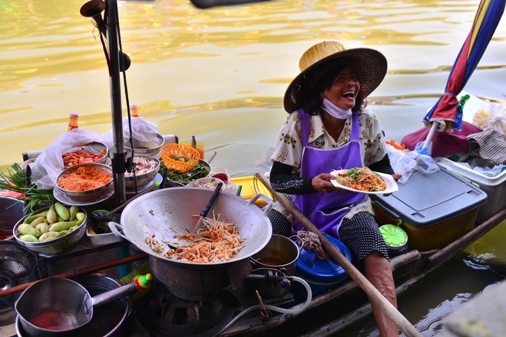 Amphawa Floating Market／湄公河／曼谷／泰國