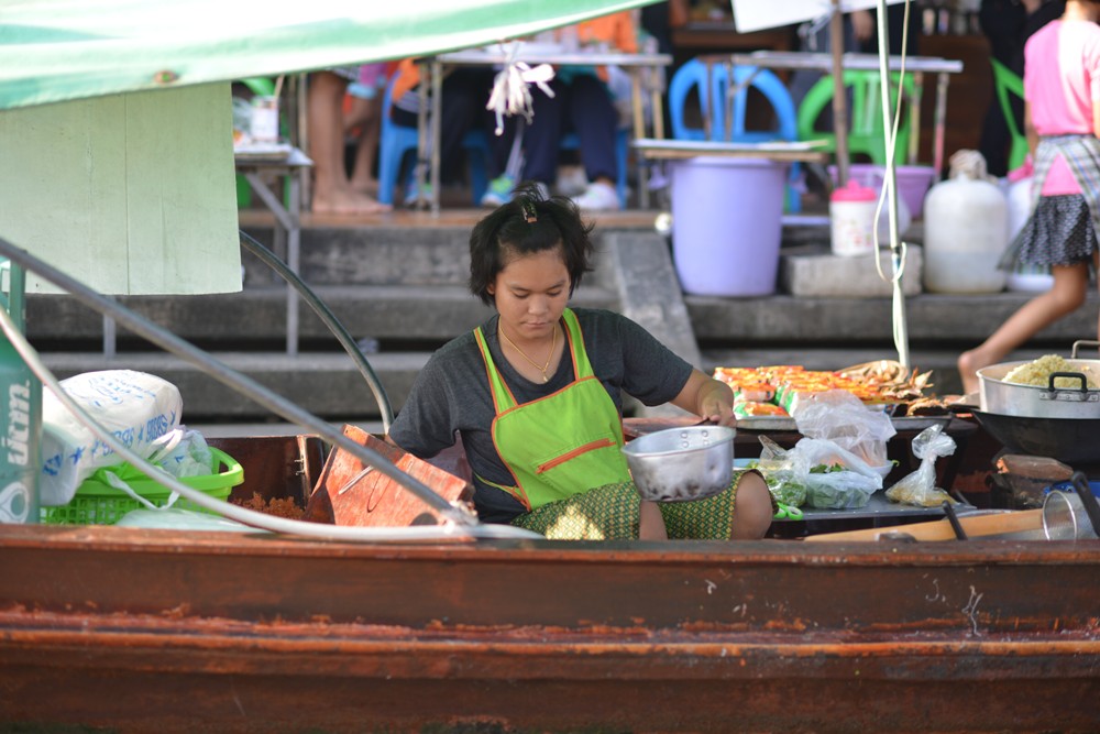 攤販小船／Amphawa Floating Market／湄公河／曼谷／泰國