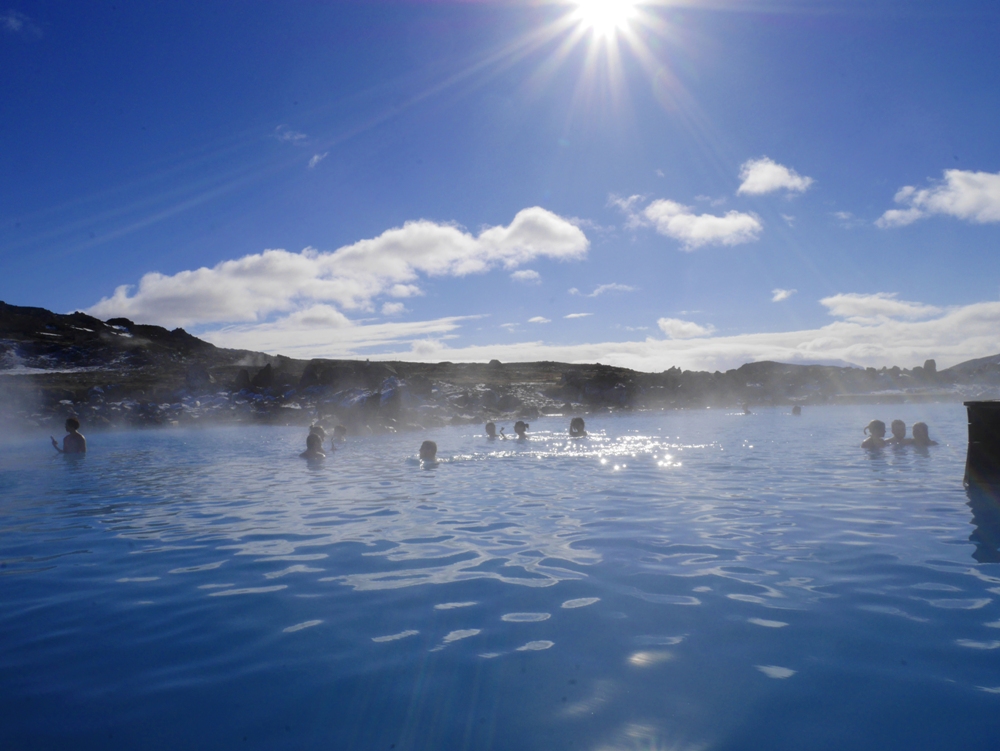 北部的藍湖／米湖溫泉／冰島