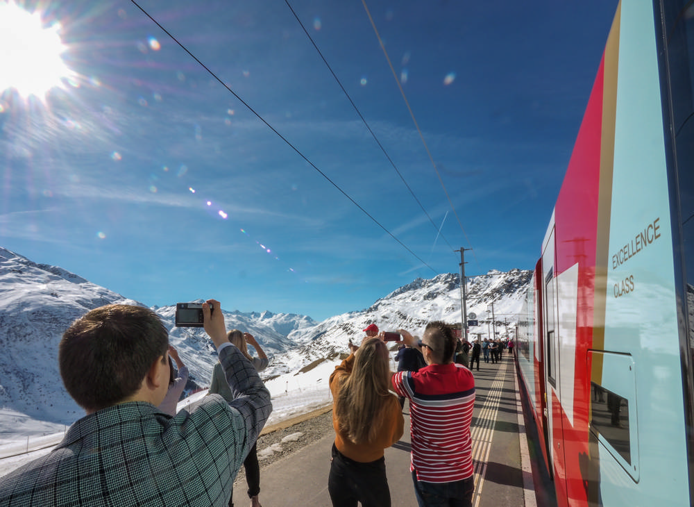 瑞士冰河列車／阿爾卑斯山／Glacier Express／Excellence Class／瑞士鐵道