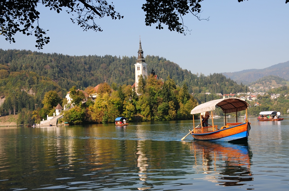 布列德／斯羅維尼亞／翡翠湖景／歐洲小鎮旅行