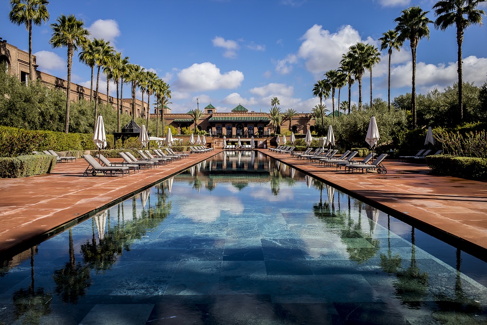 Selman Marrakech／摩洛哥／北非／阿拉伯文化／戶外游泳池