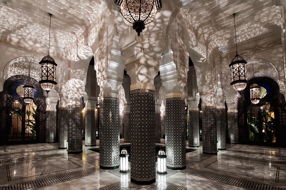 Selman Marrakech／摩洛哥／北非／阿拉伯文化／宮殿／光影