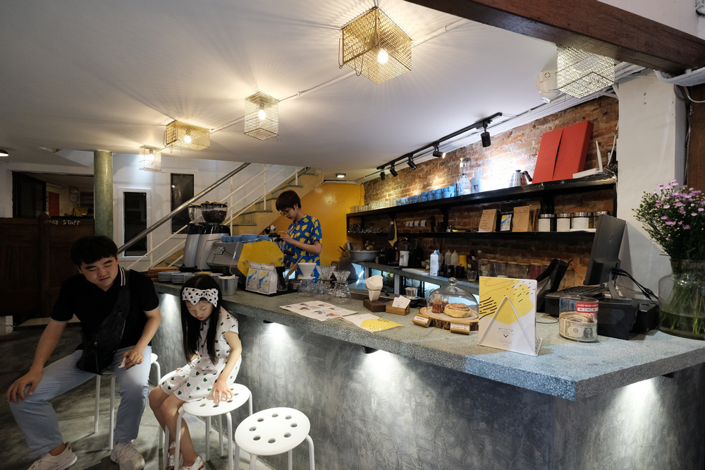 The Espresso Station／峴港／越南／美食／自家烘焙咖啡／越式咖啡／吧檯