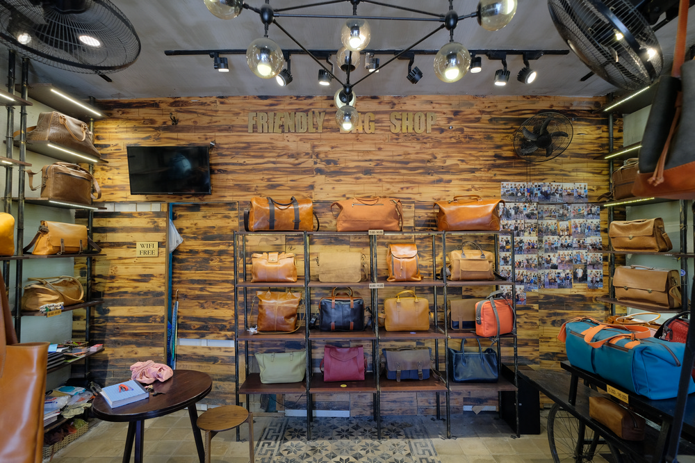 Friendly Leather bag shop／會安／越南／設計買物／手工皮包
