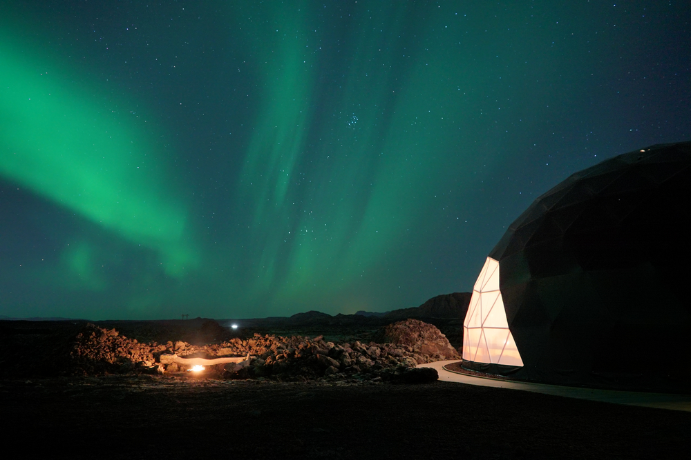 Aurora Basecamp／冰島／旅遊／極光基地營／極光／營帳外觀