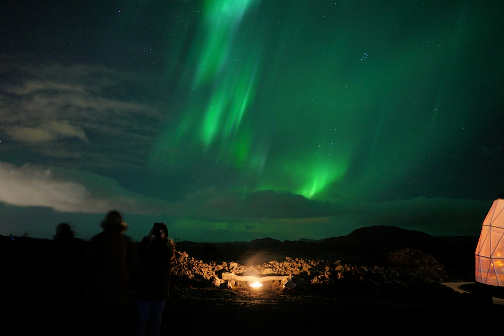 Aurora Basecamp／冰島／旅遊／極光基地營／極光／篝火