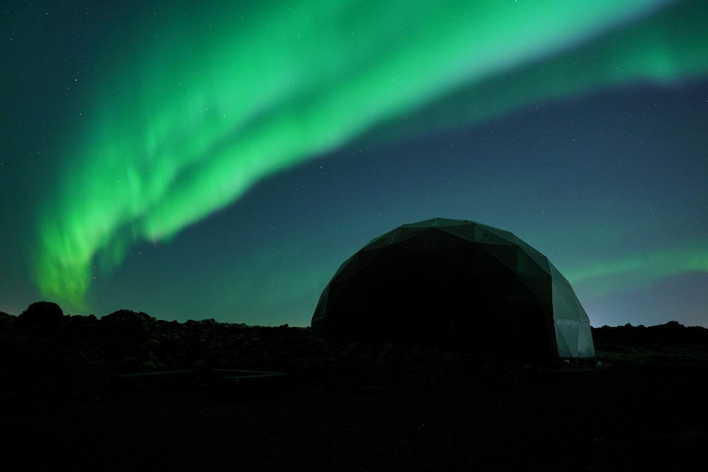 Aurora Basecamp／冰島／旅遊／極光基地營／極光／營帳外觀