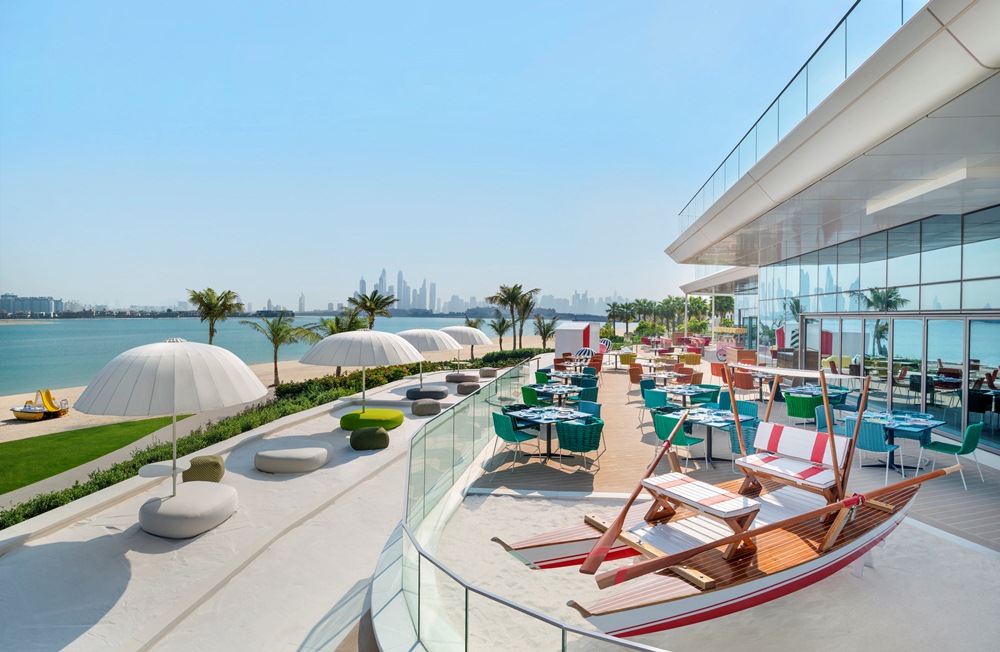 Torno Subito／餐廳／W Dubai - The Palm／絕景旅館／藝術設計／海濱／杜拜