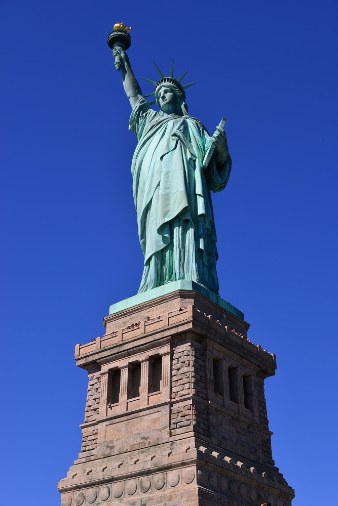 曼哈頓／紐約／美國／自由島／自由女神