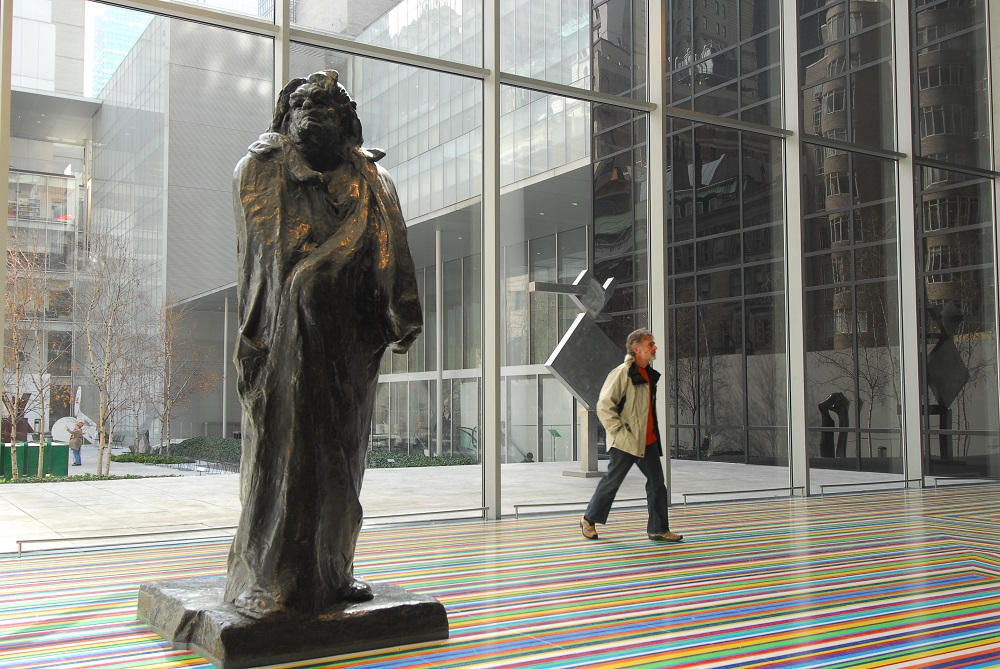 曼哈頓／紐約／美國／現代美術館／雕像
