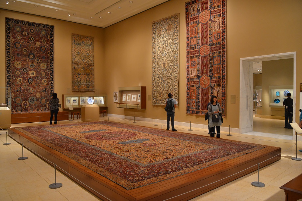 紐約／曼哈頓／大都會美術館／伊斯蘭藝術／掛毯