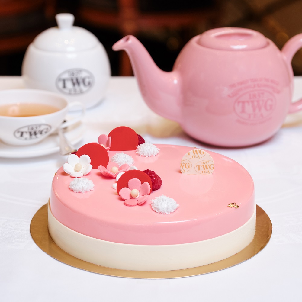TWG TEA／母親節蛋糕／玫瑰芬香茶慕斯蛋糕