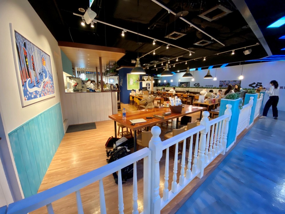 店裡打卡／Moomin Café 嚕嚕米主題餐廳／信義區／台北