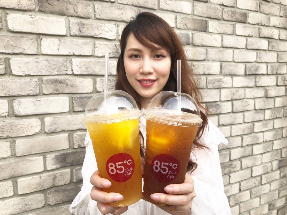 檸檬系列飲料／85℃／台灣