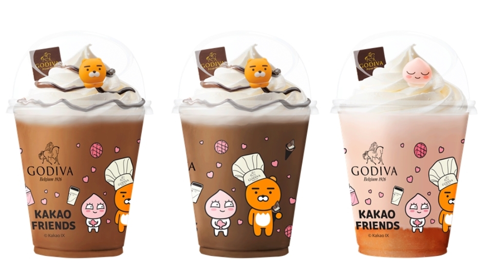 巧克力冰／白桃茉莉冰／GODIVA霜淇淋／KAKAO FRIENDS／台灣