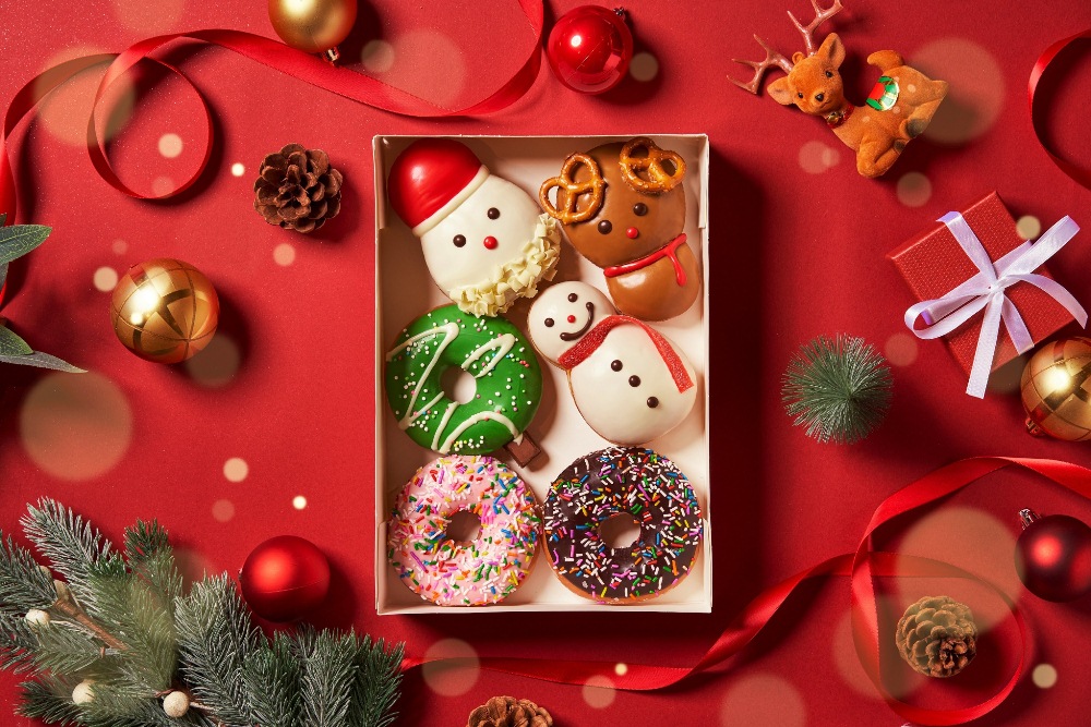 Krispy Kreme／甜甜圈／耶誕禮盒／聖誕節／台灣