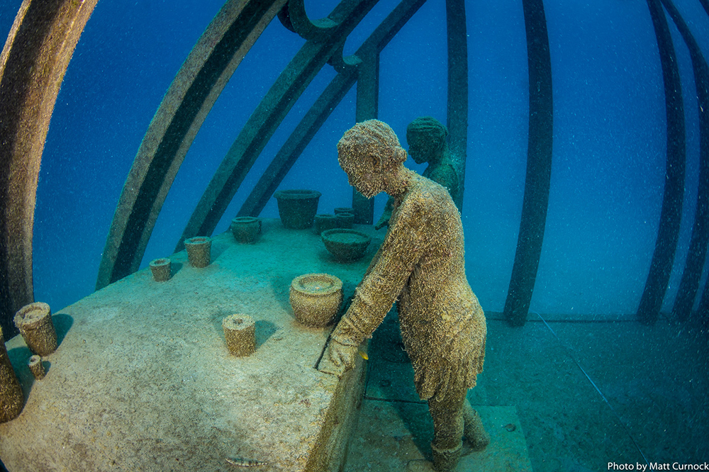 雕像作品／The Museum of Underwater Art／潛水／海洋博物館／昆士蘭／澳洲