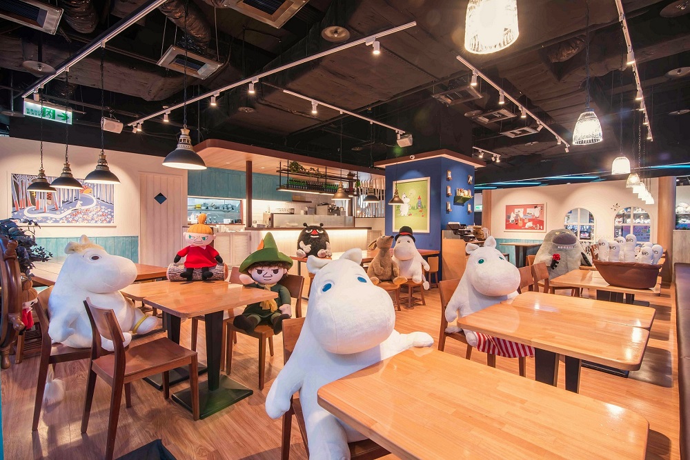內部空間／Moomin Café 嚕嚕米主題餐廳／美食／台北／台灣