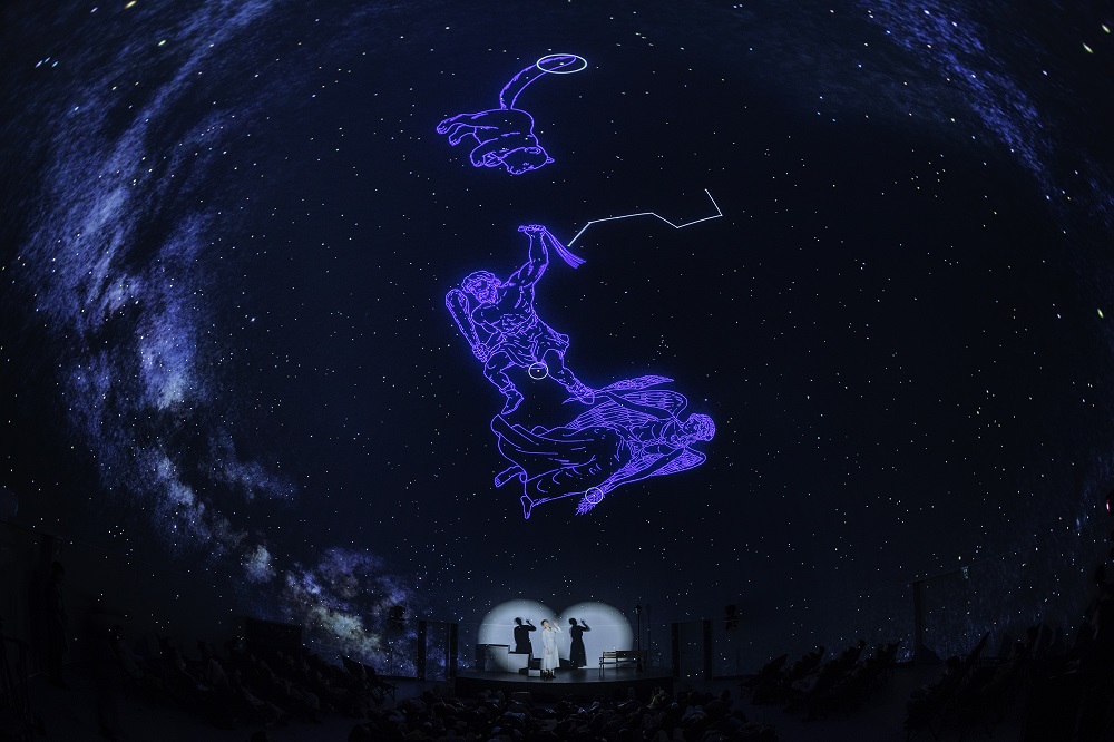 Konica Minolta Planetarium Tokyo／360度投影技術／銀河
