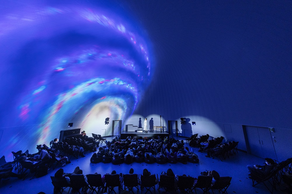 Konica Minolta Planetarium Tokyo／360度投影／銀河／8K投影